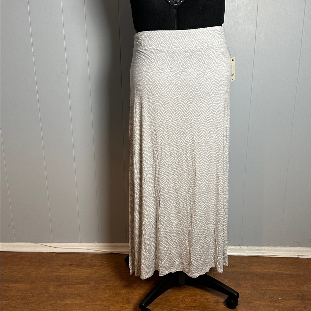 Denver Hayes Super Soft Grey Maxi Skirt XL